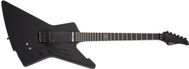 Schecter DIAMOND SERIES Jake Pitts E-1 FR S Satin Black Open Pore  6-String Electric Guitar  2023